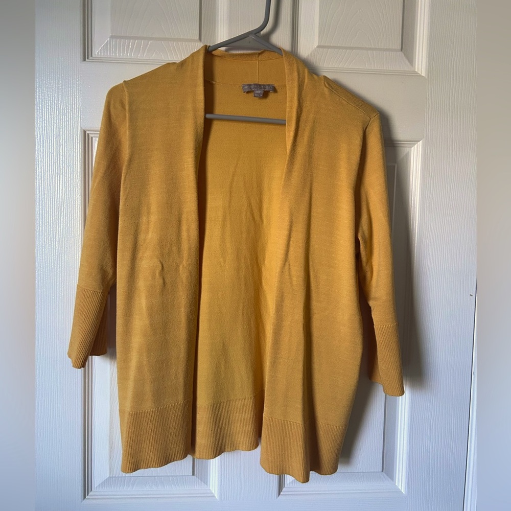 Evolution Mustard Cardigan